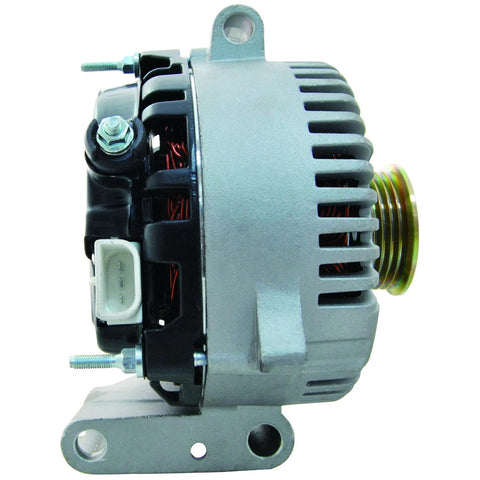 Side view of Plug-And-Play Direct Fit Alternator Replacement For 2005-2007 Mercury Mariner And 2005-2006 Mazda Tribute 2.3L Auto Trans