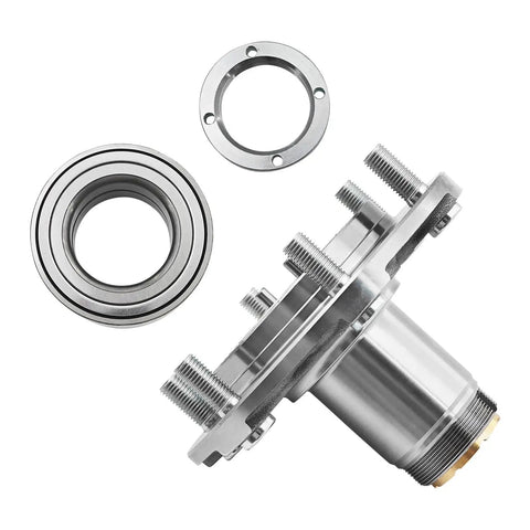 Front Wheel Bearing And Hub Assembly Kit For Toyota Tacoma 1995-2004 4WD Only With 2.4L 2.7L And 3.4L Engines Heavy Duty Replacement Replaces 43521-35010