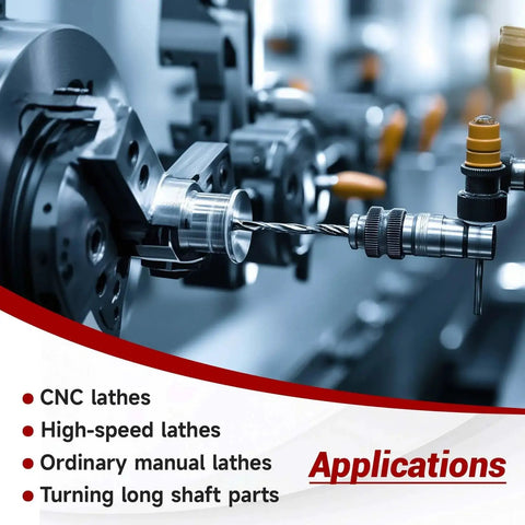 Applications for MT3 60 Degree Live Center For CNC Lathes And Manual Lathes High Speed Lathes Medium Duty Tailstock Center