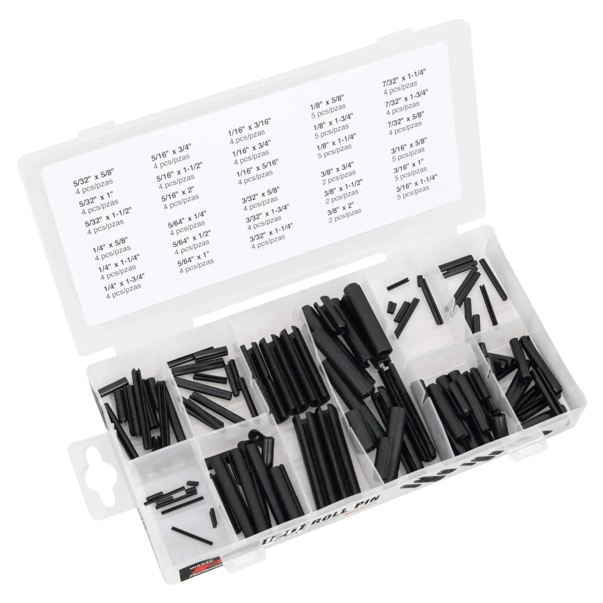 Roll Pin Assortment Kit With 10 Most Popular Sizes In ...
