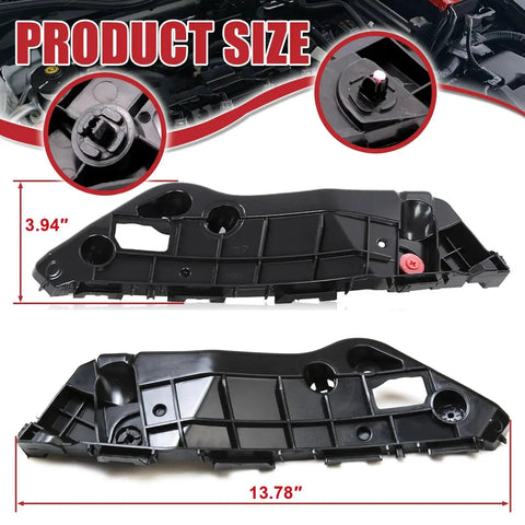 Front Bumper Bracket Retainer For RAV4 2013 2014 2015 2016 2017 2018 showing dimensions and details