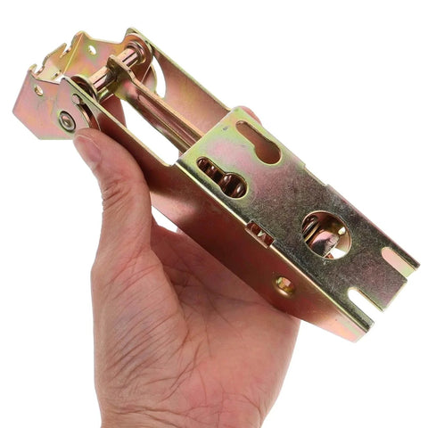 Drop Down Chest Freezer Hinge Replacement With Durable Metal Spring, 6.77 x 1.96 x 1.77 inches, held in hand