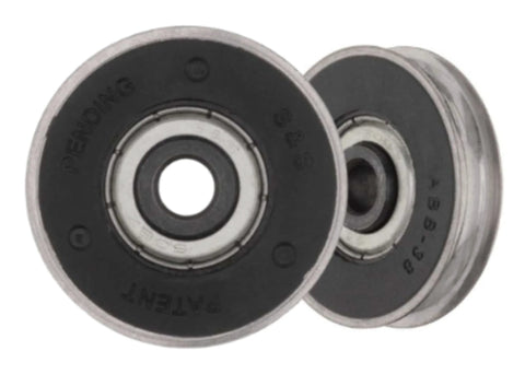NuAir Sliding Glass Door Roller Set Pack Of 2 For Breezy Patio Door Operation With Stainless Steel Wheels And Precision Bearings