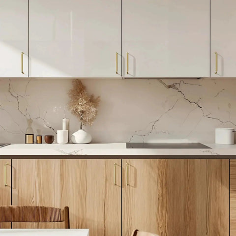 Brushed Brass Cabinet Pulls Seven And One Half Inch Ten Pack Zinc Alloy Solid Hardware For Kitchen Cabinets Bathrooms Cupboards