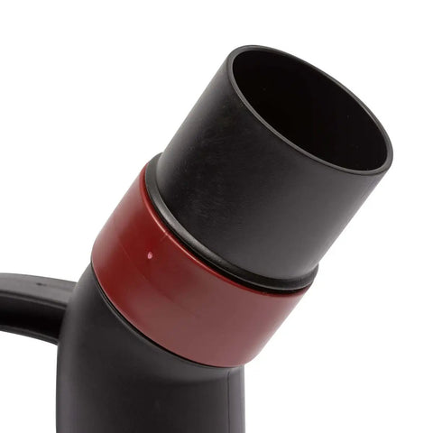 Close-up of Ergonomic Two Point Five Inch Vacuum Hose Handle Comfy Grip With Built In Air Flow Control Comfortable End Attachment