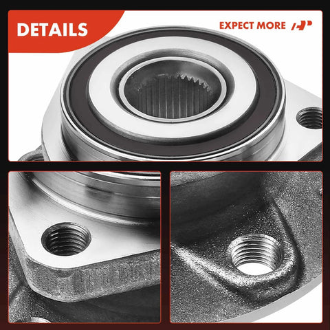 Close-up of Front Or Rear Wheel Bearing And Hub Assembly For Audi A3 Quattro S3 RS3 Sportback E Tron And Golf Alltrack Golf R