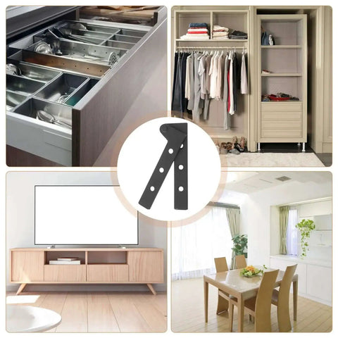 Heavy Duty Thickened Pivot Door Hinges 2 Pack Built Tough Stainless Steel Hidden Cabinet Hinges for versatile home use