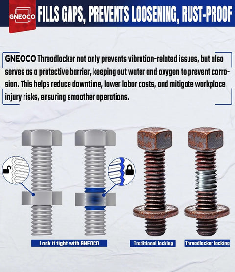 Blue Thread Locker Medium Strength For Nuts And Bolts Anaerobic Adhesive That Prevents Loosening And Corrosion On Metals curation