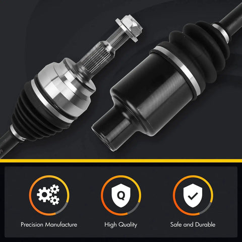 Close-up of CV Axle Shaft Assembly For Dodge Ram 1500 Front 4WD 2002 2010 And 2011 Ram 1500 OE Replacement 66 3404 Drop In Ready.