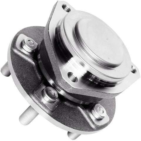Two-Piece Front Wheel Hub Bearing Assembly Replacement For RWD Chrysler 300, Challenger, And Charger, 2012-2023 With ABS, 3 Bolt Flange
