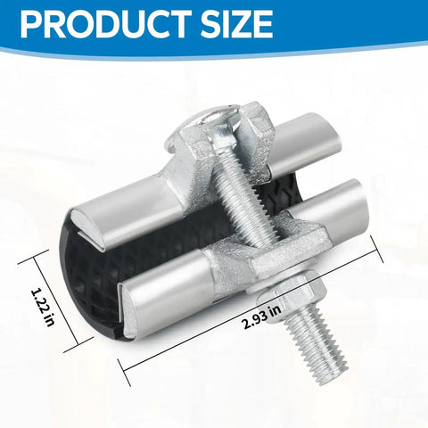 1 Inch By 3 Inch Stainless Steel Pipe Repair Clamp With One Bolt For Quick Water And Copper Pipe Leak Repair Fits 26 To 30 Mm Pipes
