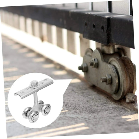 Heavy Duty Sliding Door Roller Kit With Galvanized Track Pulley, 500Kg Load Capacity, Smooth Glide System for industrial use