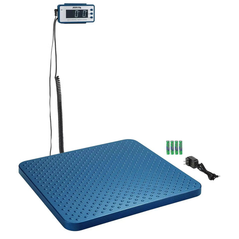 Heavy Duty Digital Shipping Scale With 440 Lb Capacity And 0.05 Lb Precision Die Cast Metal Platform For Oversize Boxes And Pallets