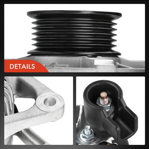 Alternator For Dodge And Jeep Fans, Fits Dakota Grand Cherokee Cherokee Wrangler TJ Comanche 1991-1998, 90 Amp 12V CW With 6 Groove Pulley details