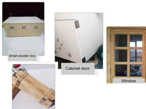 2 Inch Stainless Steel Door Hinges Tough As Nails For Cabinets Jewelry Boxes Toolboxes Dollhouses And Furniture Projects on boxes and doors