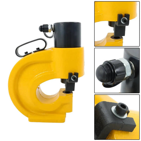 35 Ton Hydraulic Hole Punch Kit for Metal Working detail view showing durable alloy construction and mechanism for smooth punching