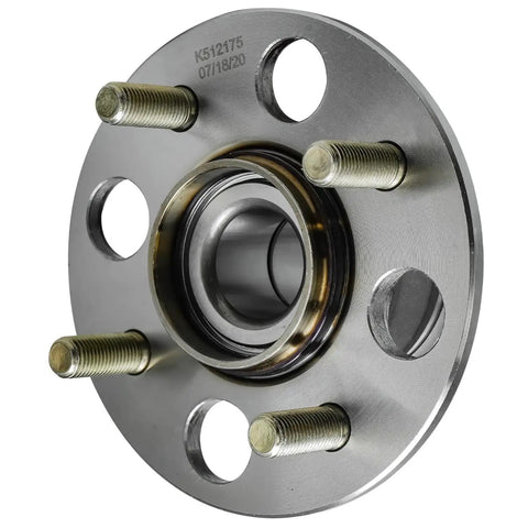 Pair Rear Wheel Hub And Bearing Assembly For Honda Civic 2001 To 2005 And Acura EL 2001 To 2005 4 Lug With ABS Replacement Kit