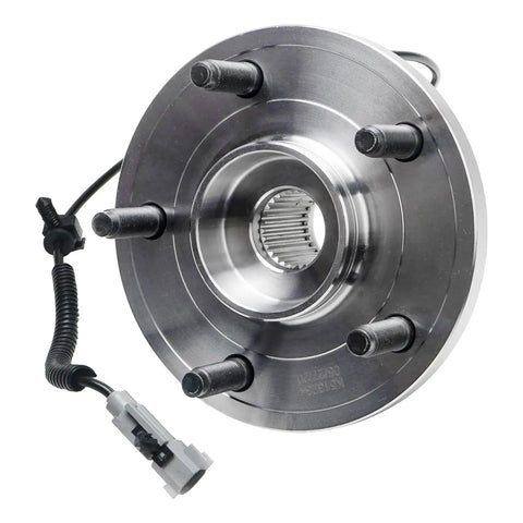 Beefed Up Front Wheel Bearing Hub Assembly For Jeep Grand Cherokee And Commander 2005 Through 2010 4WD And RWD Replacement Kit Five Bolt Front Left Or Right Durable Wheel Hub Bearing Set with ABS sensor connection