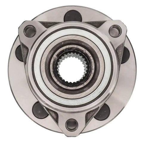 Beefed-Up Front Hub Bearing Assembly For 1995-2007 Ford Taurus Mercury Sable 3-Lug Without ABS 513100, top view of 26-spline hub.