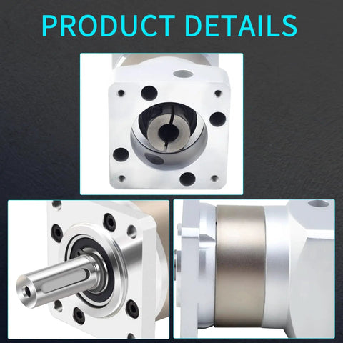 Product details of Planetary Gearbox 7 Arc Min Backlash Speed Reducer 50 To 1 Reduction For 8mm Shaft Nema23 Stepper Motor