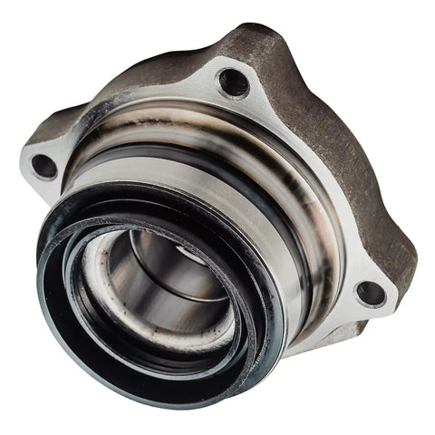 Close-up of Rear Wheel Bearing Hubs For Toyota Tacoma 2005-2020, 2 Piece Hub Assembly Kit with 4 Bolt Square Flange