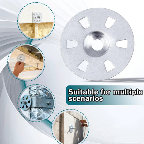 Ranstac stainless steel foam board fastener washer for wall mounting, 100 pcs