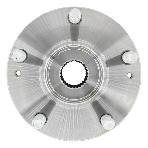Front view of Front Wheel Bearing Hub Assembly For Hyundai Elantra 2011 To 2016 Elantra GT 2016 To 2017 Veloster 2012 To 2017 And Kia Forte 2014
