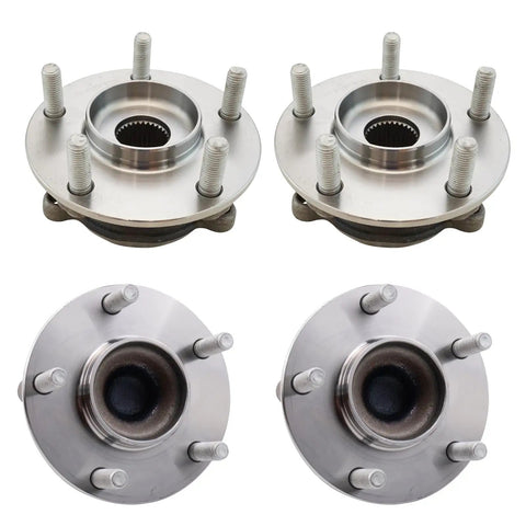 Four Wheel Bearing And Hub Assemblies Set For 2014 To 2019 Mazda 6 And 2013 To 2021 CX 5 Front And Rear Replacement Kit
