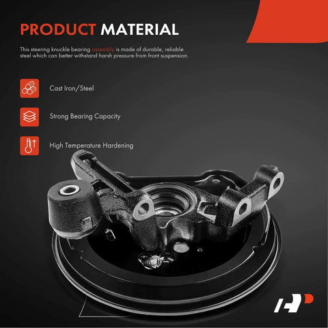 Rear Left Steering Knuckle And Wheel Bearing Hub Assembly For Subaru Forester 2003 2008 Driver Side Rear Disc Brakes Replacement