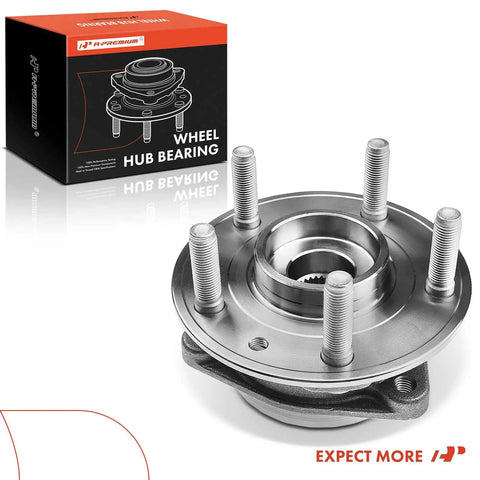 Front Wheel Bearing And Hub Assembly For Five Lug Jeep Wrangler 2018 Through 2024 And Gladiator 2020 Through 2024 display