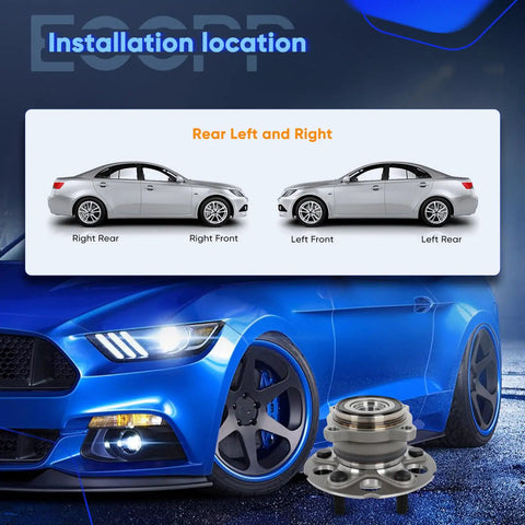 Rear Wheel Hub Bearing Assembly 512501 OE For Acura RDX 2013-2015 AWD And Honda CR-V 2012-2016 AWD With Encoder Sensor