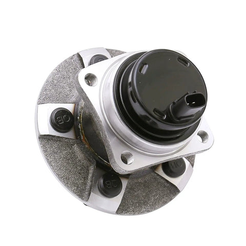 Rear Wheel Bearing Hub Assembly Bolt-On Fit for 2003-2008 Toyota Corolla, 2003-2008 Matrix, 2004-2009 Prius, 2003-2008 Pontiac Vibe ABS Models - 5 Lug, Drop-In Ready Rear Left Side Wheel Hub Replacement for Smooth Rides top view