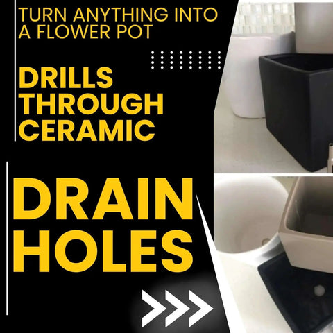 Premium 1 Inch Diamond Drill Bit By Drilax With Triple Coating for drilling ceramic flower pots