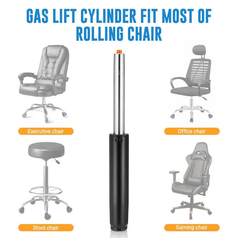 Heavy Duty 1000 Lb Gas Lift Chair Cylinder Replacement 12 To 18 Inch Universal Office Chair Gas Lift Class 4 Gas Cylinder
