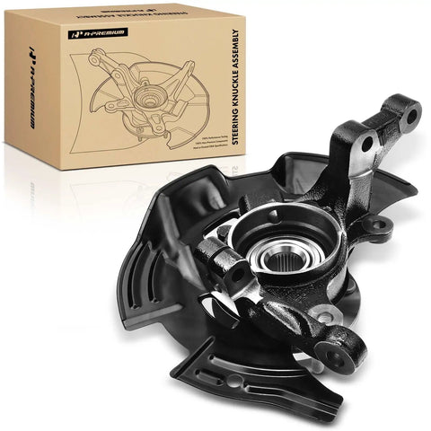 Front Right Steering Knuckle and Wheel Bearing Hub Assembly for Hyundai Sonata 2011 2012 2013 2.0L Without Sport Suspension