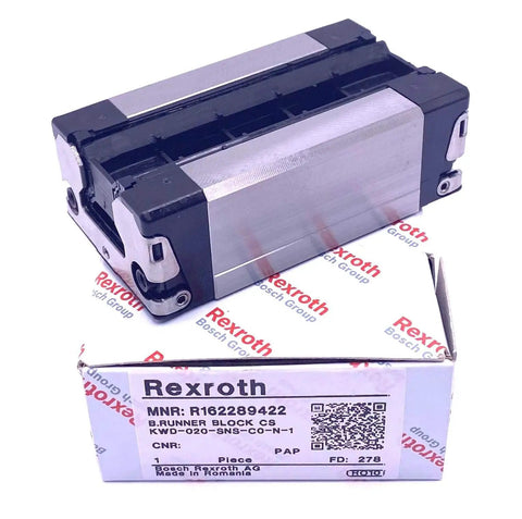 R162289422 KWD-020 SNS C0 N Single Linear Carriage Precision Slide Unit on packaging