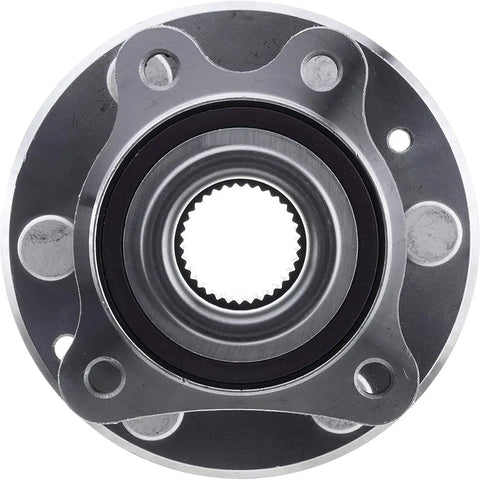 Pair Front Wheel Bearing And Hub Assembly With ABS Encoder For 2015 2022 Chevrolet Colorado And GMC Canyon 4WD Models 6 Lug 4 Bolt Flange