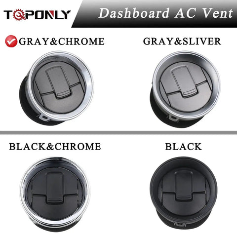 Ford F150 Dashboard AC Heater Vent Louvers 4 Piece Set Replacement 2009 2014 in various color options