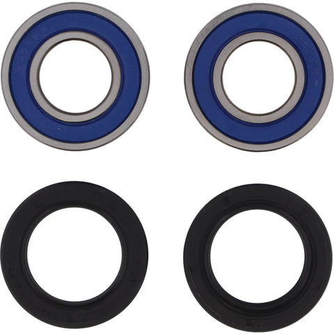 Wheel Bearing Seal Kit For Honda Pro Grade High Speed Bearings With Triple Lip Seals ABEC 3 Precision Chevron SRI 2 Grease That Keeps Rust At Bay And Dirt Out Includes Two Ball Bearings And Two Seals