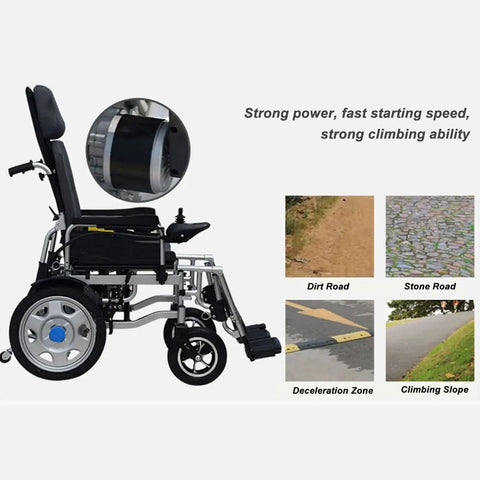 All Aluminum Electric Wheelchair Joystick Controller 18V To 30V Brushed Motor Separate Type with Brake Function