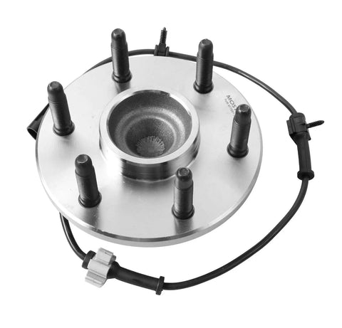 Front Wheel Bearing Hub Assembly 515054 For Chevy And GMC 6 Lug 2WD With ABS Easy Install Front Hub Replacement For 2005