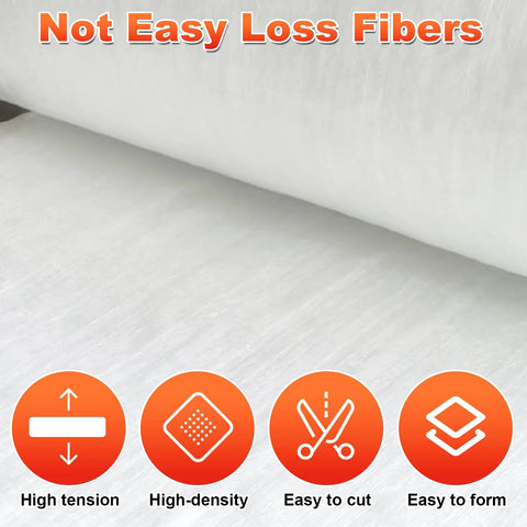 White ceramic fiber blanket insulation roll, 24x12 inches, 1" thick, rated to 2400F for ovens and kilns