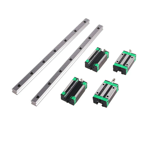 1000mm HGR20 Square Linear Guide Rail with HGH20CA Carriage Bearing Blocks for DIY CNC Routers Lathes and Mills