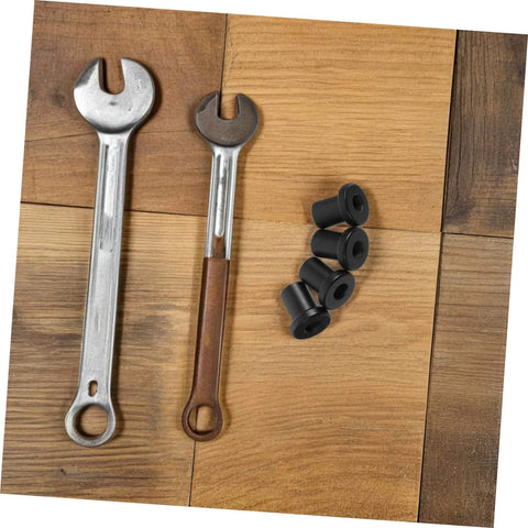 Heavy Duty Carbon Steel Barn Door Clamps And Sliding Door Replacement Spacers Set, No-Fuss Track Hardware For Secure Installations