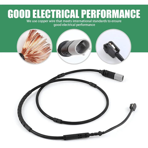 Merdege brake pad wear sensor cable for BMW F20/F21, black, 1 pc