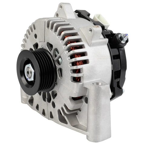 Beefed Up 12V 130Amp High Output Alternator Replacement For Ford Five Hundred Freestyle And Mercury Montego 2005 2007 CW Clockwise Rotation