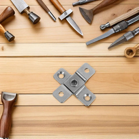 Heavy Duty Stainless Steel Torque Positioning Damping Door Pivot Hinges 2 Newton Meter for cabinets, on wooden surface.