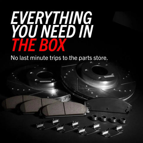 PowerStop front and rear brake kit with drilled and slotted rotors and ceramic pads for Lexus RX (2016–22)