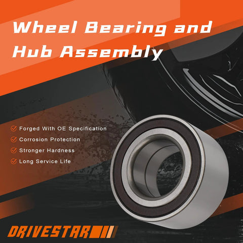 Front Wheel Hub Bearing For Audi Q7 2007 2015 Range Rover 2003 2018 Porsche Cayenne 2003 2006 2008 2012 And Volkswagen Touareg 2004 2017 Fitment Is On Point Easy Install Premium Quality Hub Bearing Assembly displayed with features and brand DRIVESTAR.
