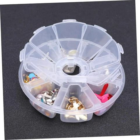 Colorful Mini Brads Fasteners Set For DIY Crafts And Scrapbooking 110 Pieces With Storage Box Easy To Use Embellishments